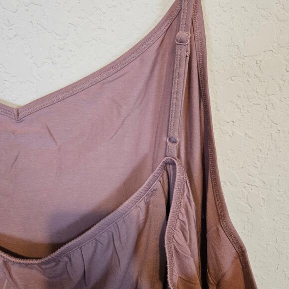 Universal Standard Pajama Set Cami Shorts Mauve Size 34 36 Lounge Sleep At Home - Picture 4 of 11